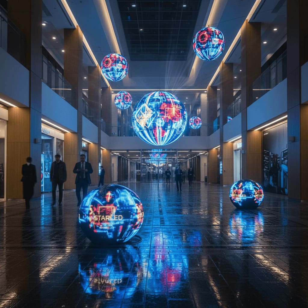 LED сферы для помещений