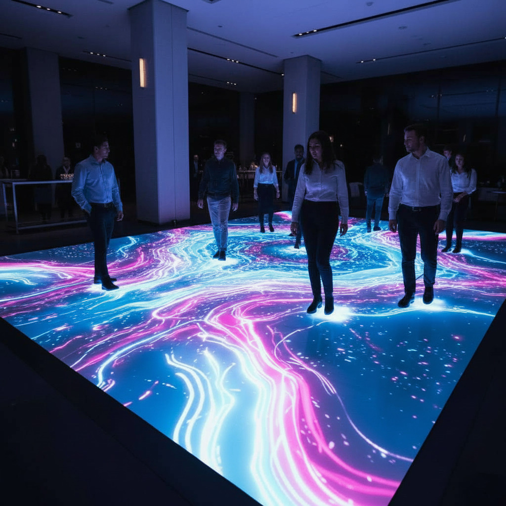 LED полы
